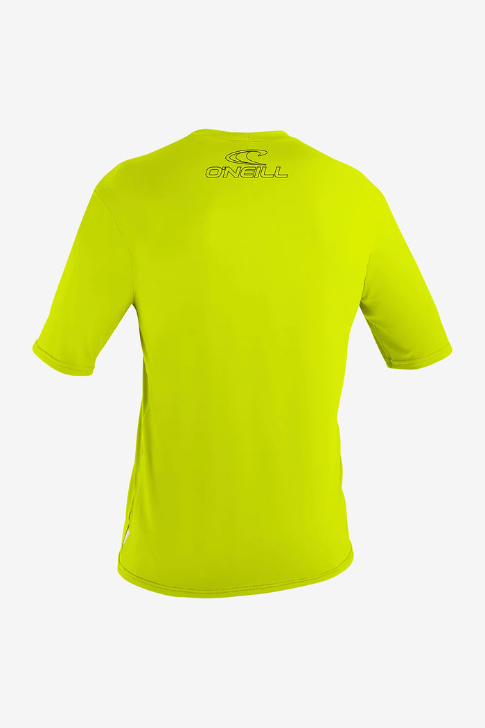 Youth Basic Skins 50+ S/S Sun Shirt - Lime | O'Neill