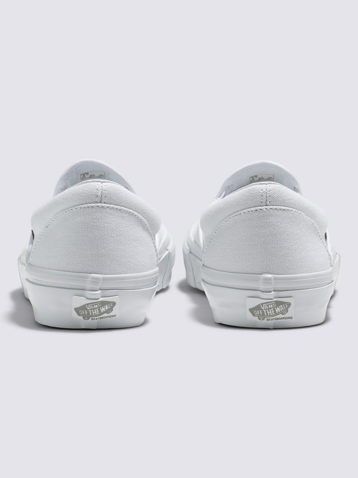 Zapatilla Adulto Skate Slip On Blanco Vans