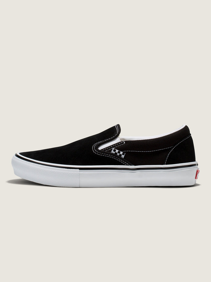 Zapatilla Adulto Skate Slip On Negra