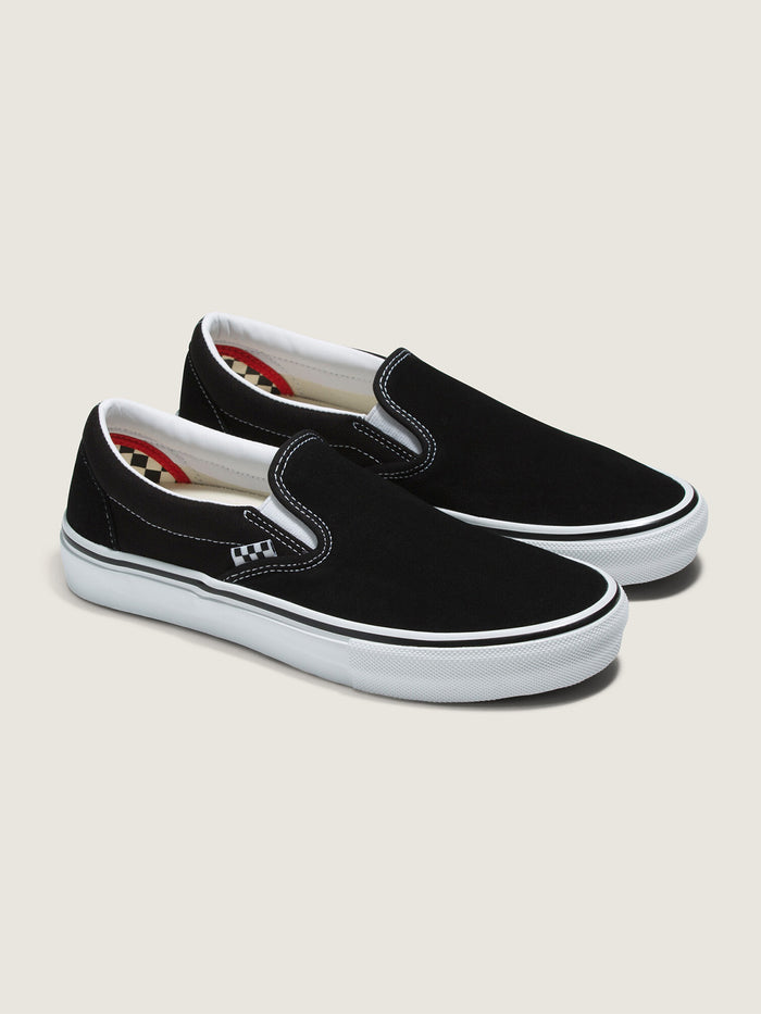 Zapatilla Adulto Skate Slip On Negra