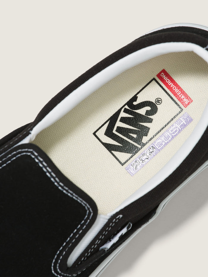 Zapatilla Adulto Skate Slip On Negra