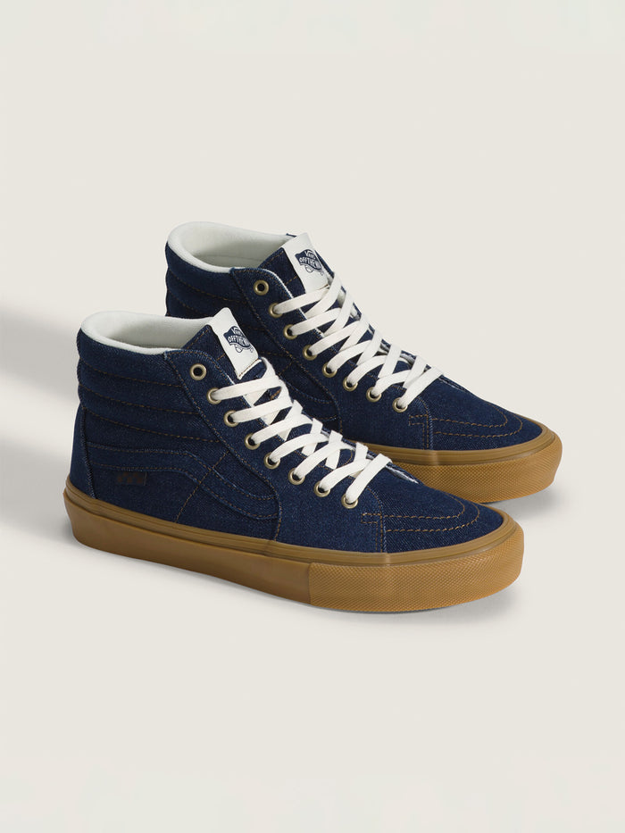 Zapatilla C/Caña Hombre Skate Sk8-Hi Azul Vans