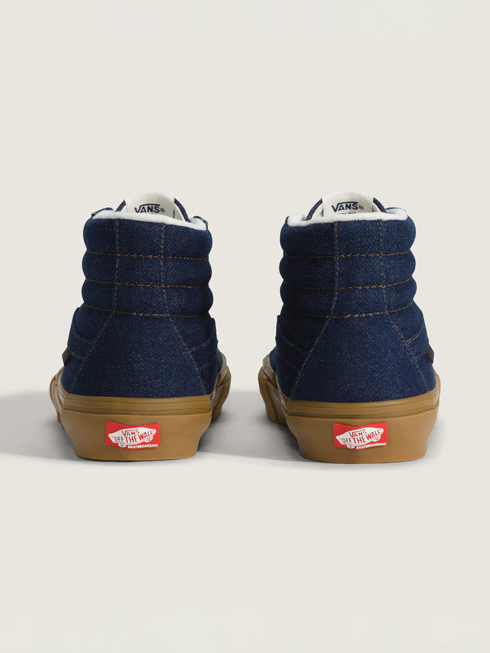 Zapatilla C/Caña Hombre Skate Sk8-Hi Azul Vans