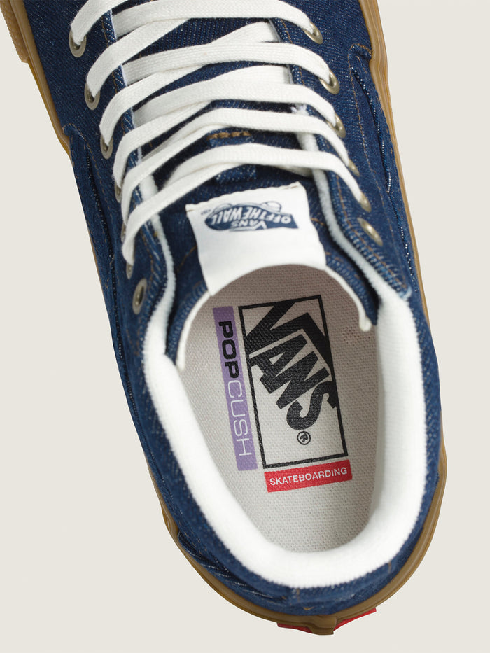 Zapatilla C/Caña Hombre Skate Sk8-Hi Azul Vans