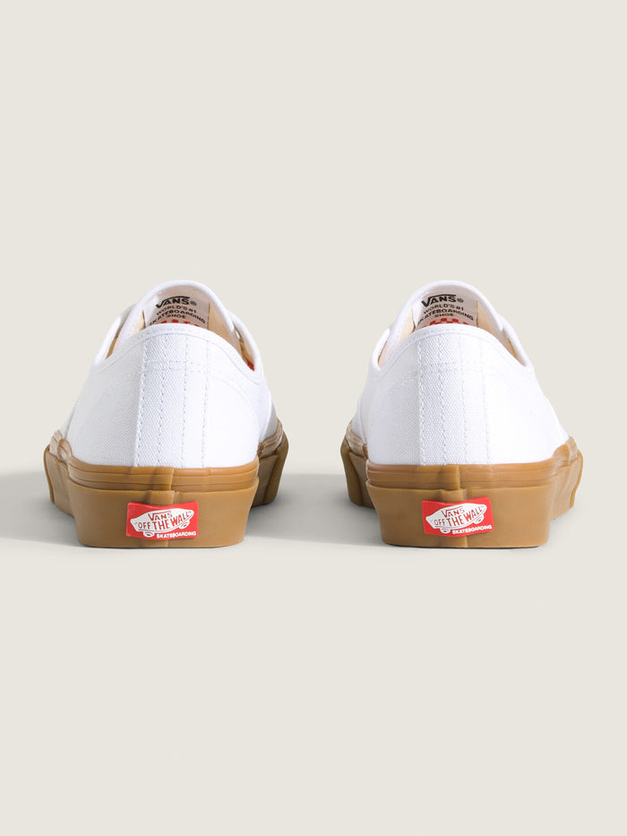 Zapatilla Hombre Skate Authentic Blanco Vans