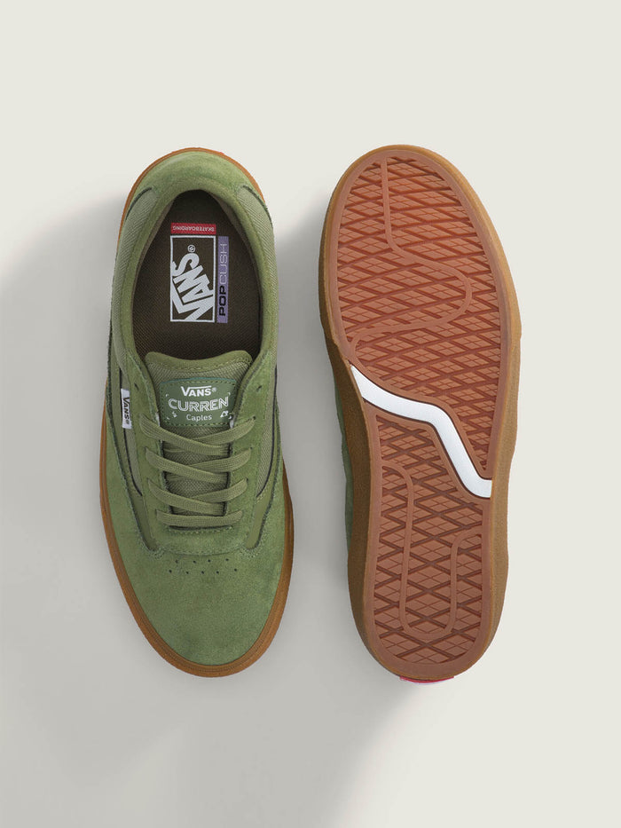 Zapatilla Hombre Skate Curren Caples Verde Vans