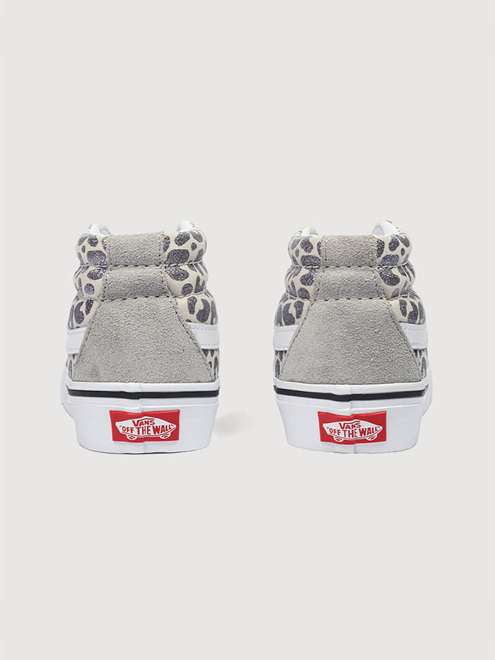 Zapatilla Junior (8 a 14 años) Sk8-Mid Gris Vans