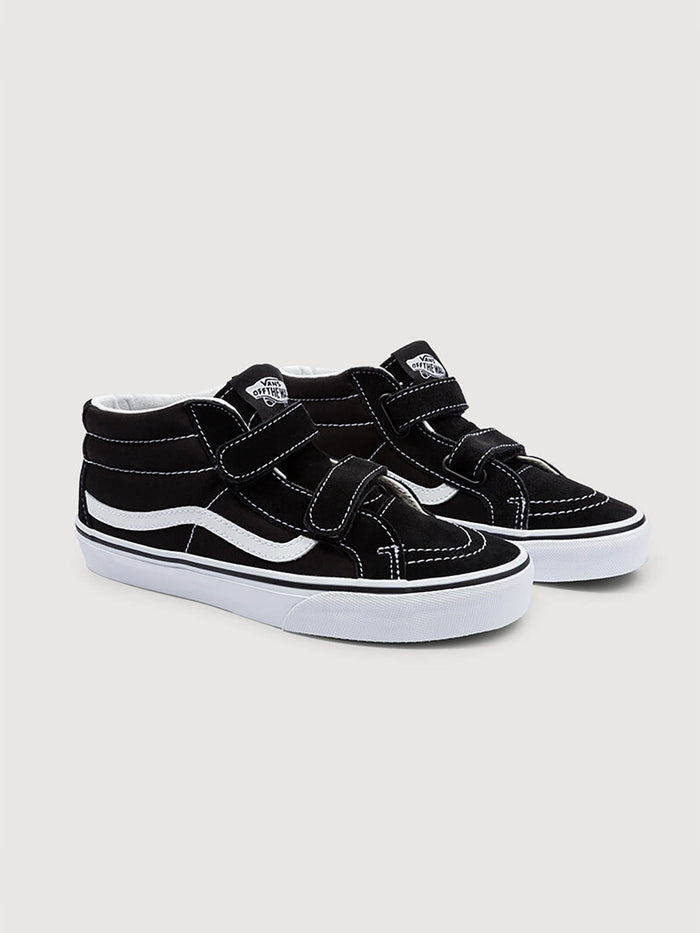 Zapatilla Junior (8 a 14 años) Sk8-Mid V Negro Vans
