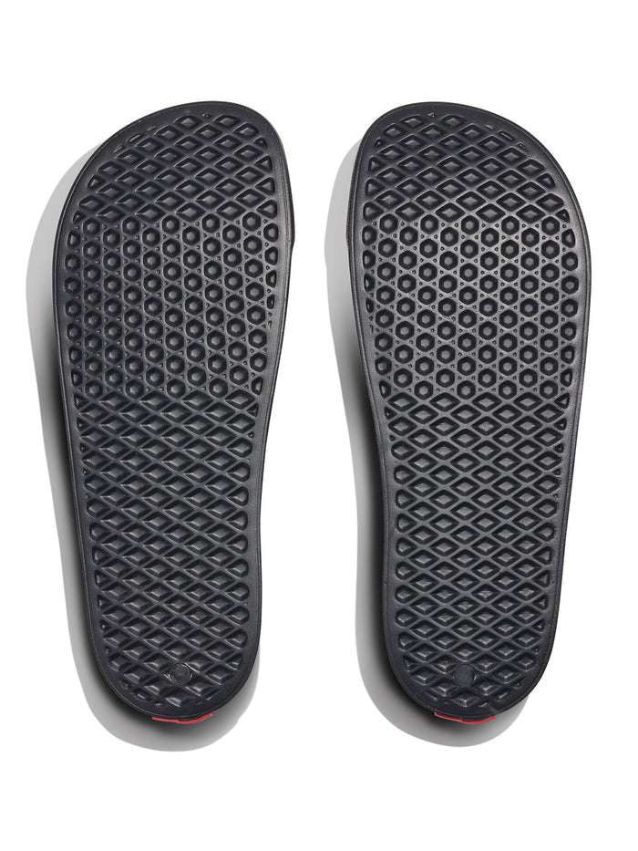 Zapatillas MnLa COsta SliDe-On (Checkerboard) True White/Black