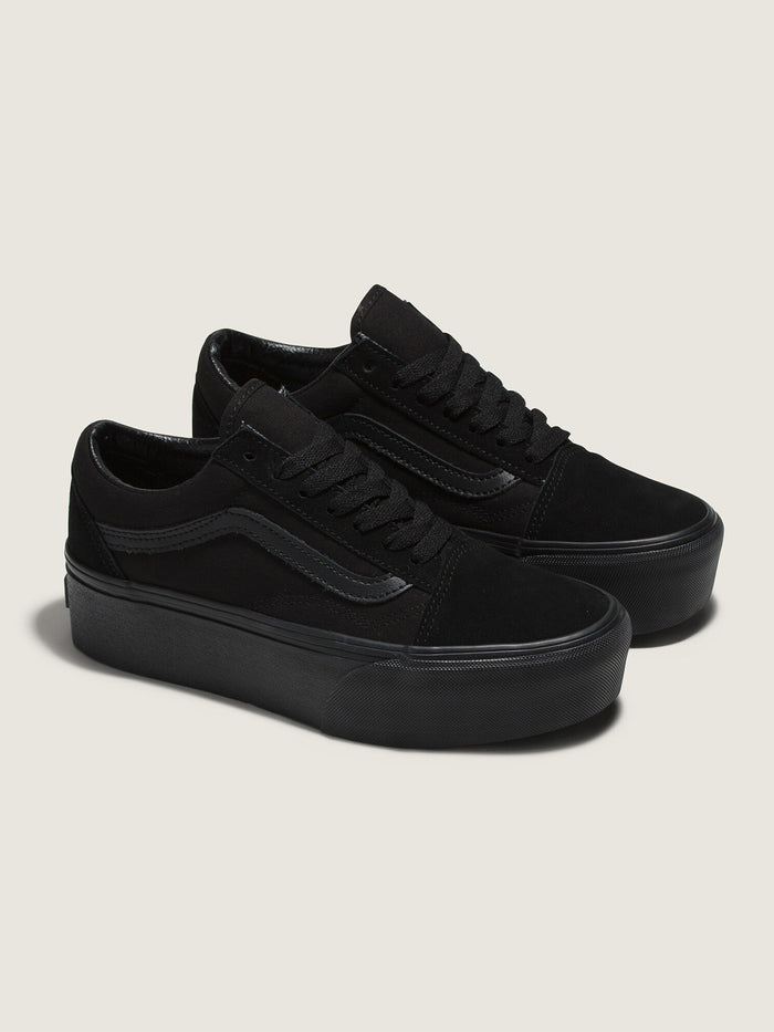 Zapatilla Mujer Old Skool Stackform Negro Vans
