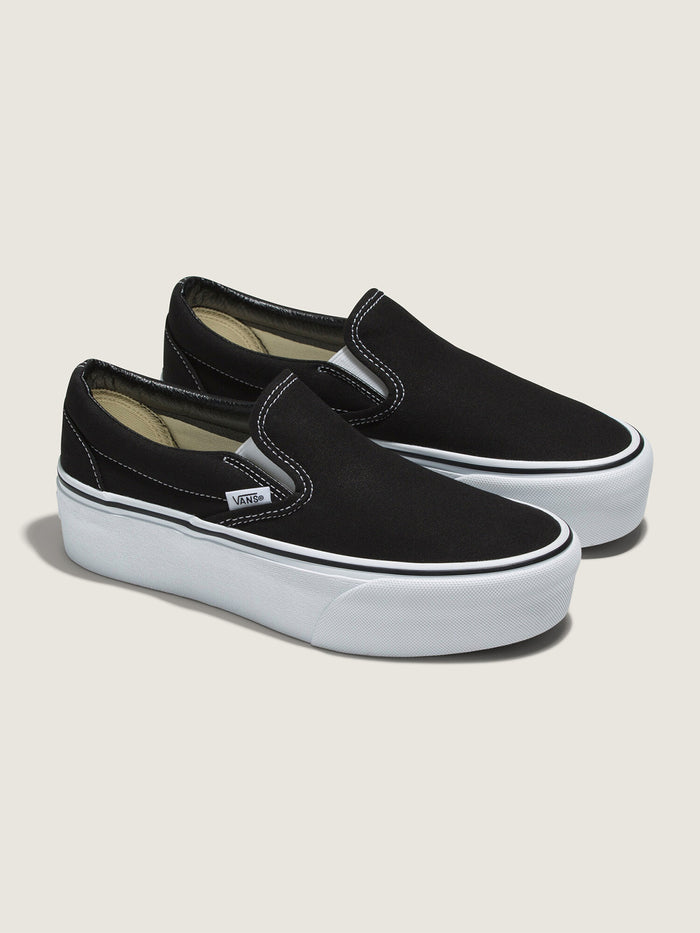 Zapatilla Mujer Slip On Negro Stackform Vans
