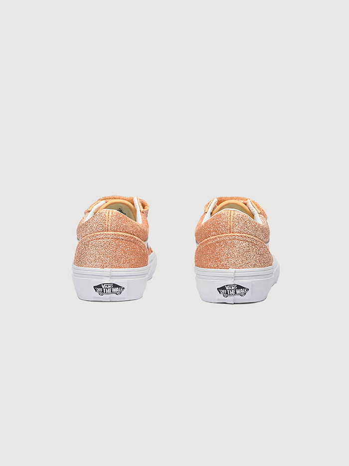 Zapatilla Niño (5 A 12 Años) Old Skool Velcro Naranja Vans