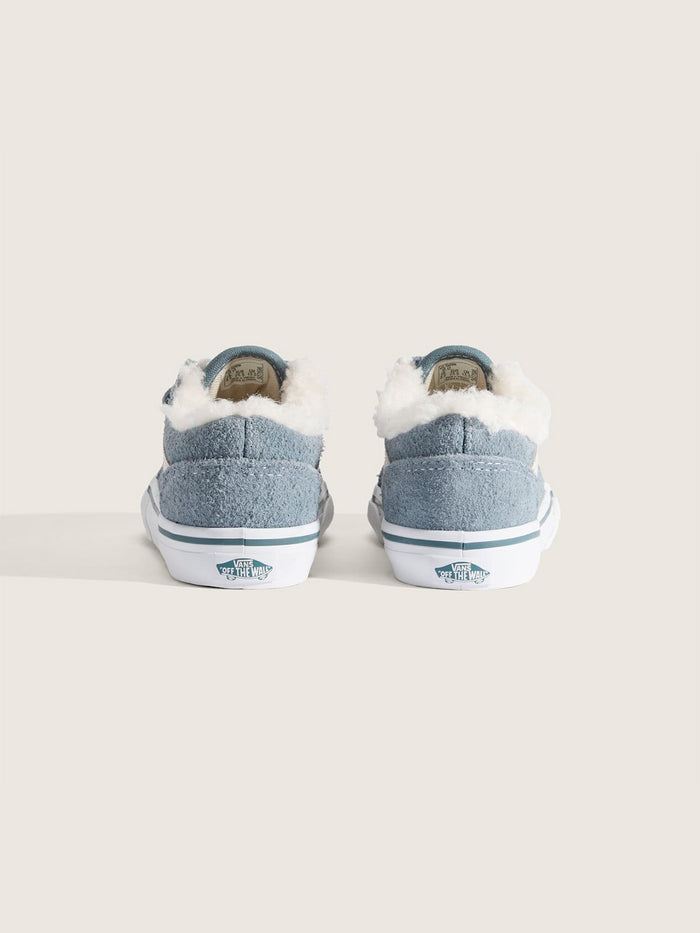 Zapatilla Niño Old Skool V Celeste Vans