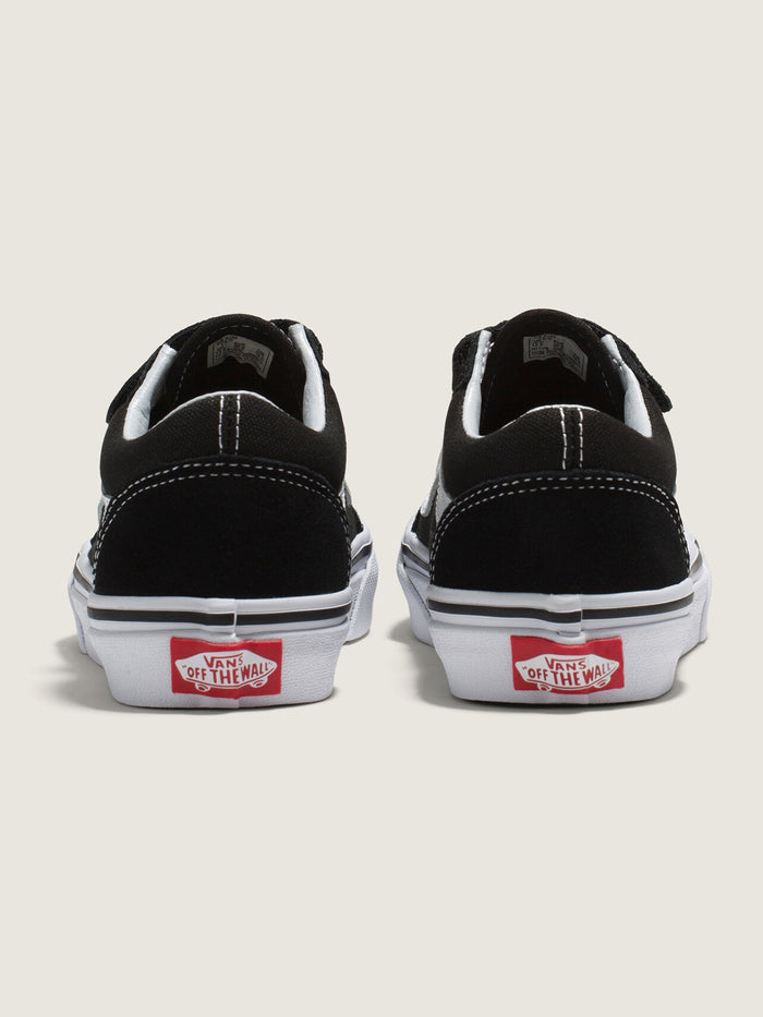 Zapatilla Niño (5 a 12 años) Old Skool V Negro Vans