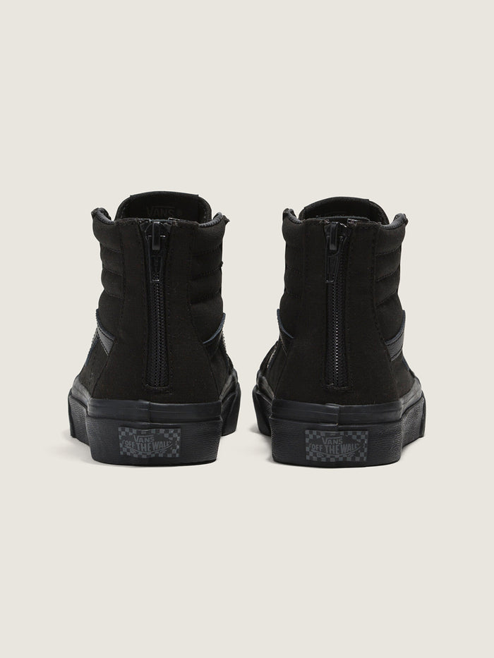 Zapatilla Niño (4 a 8 años) Sk8- Hi Zip Negro Vans