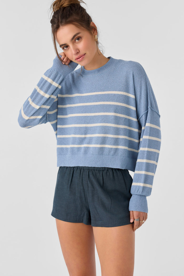Zephi Long Sleeve Sweater - Faded Denim | O'Neill