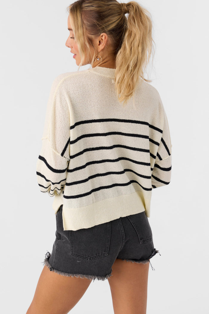 Zephi Long Sleeve Sweater - Winter White | O'Neill