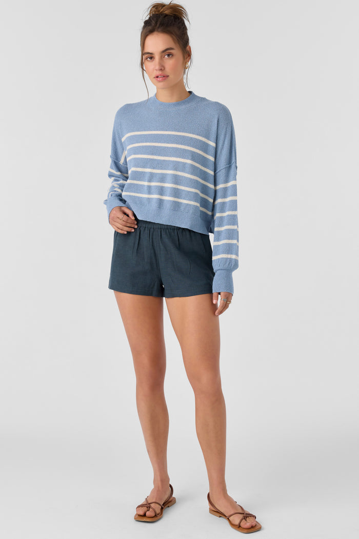 Zephi Long Sleeve Sweater - Faded Denim | O'Neill