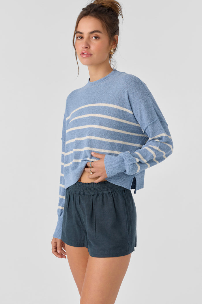 Zephi Long Sleeve Sweater - Faded Denim | O'Neill