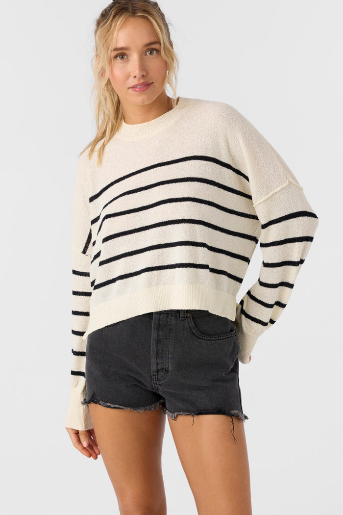 Zephi Long Sleeve Sweater - Winter White | O'Neill