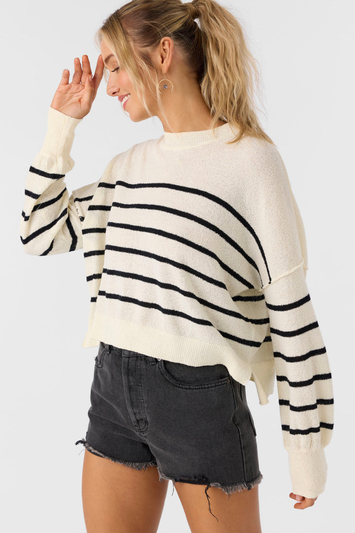 Zephi Long Sleeve Sweater - Winter White | O'Neill