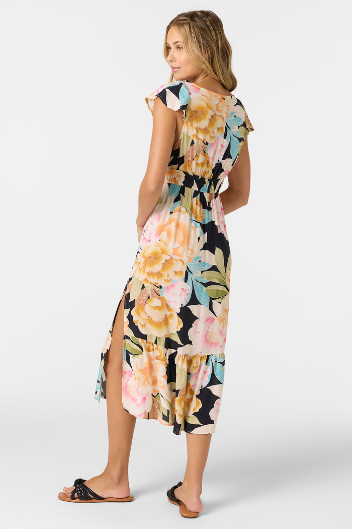 Zetta Midi Dress - Black | O'Neill