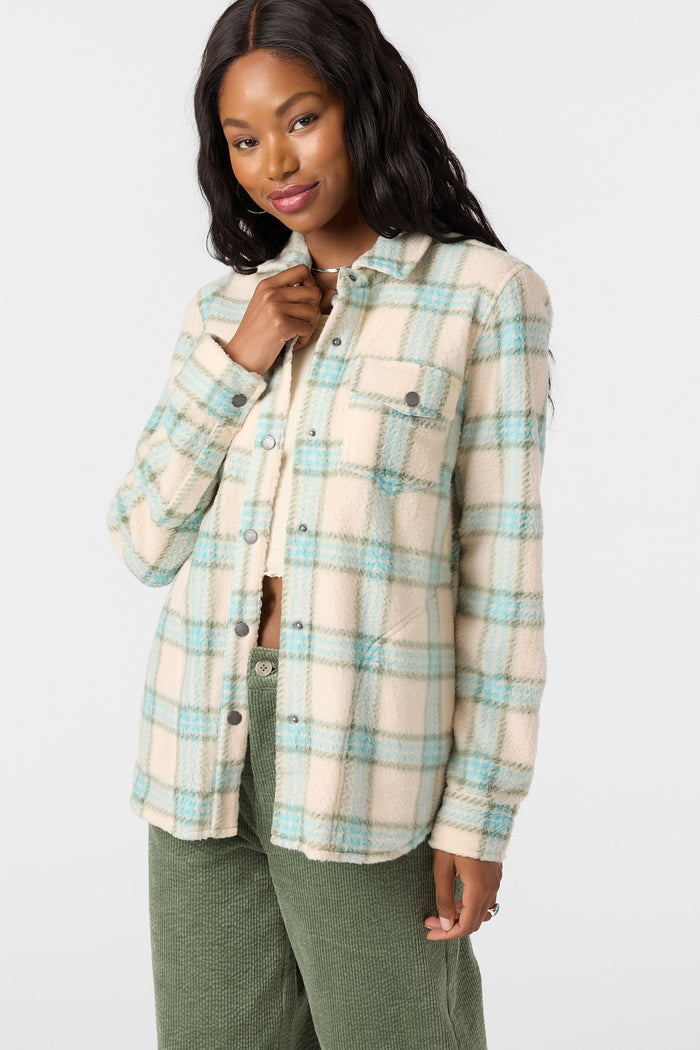 Zuma High Pile Long Sleeve Top - Nile Blue | O'Neill