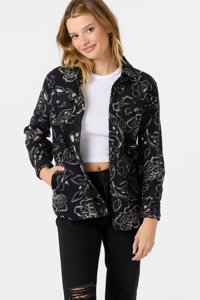 Zuma High Pile Long Sleeve Top - Simply Taupe | O'Neill