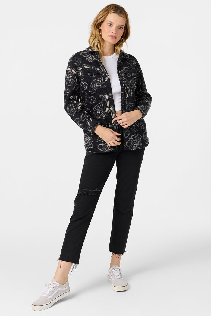 Zuma High Pile Long Sleeve Top - Simply Taupe | O'Neill