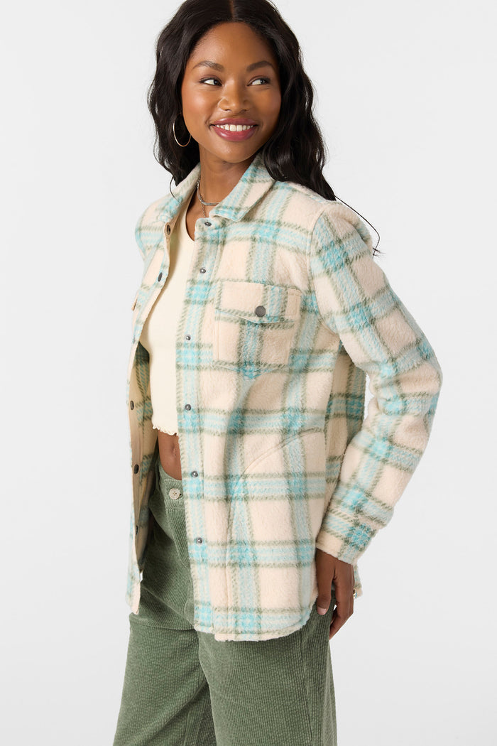 Zuma High Pile Long Sleeve Top - Nile Blue | O'Neill