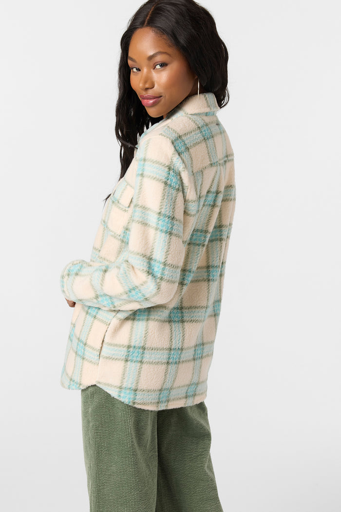 Zuma High Pile Long Sleeve Top - Nile Blue | O'Neill