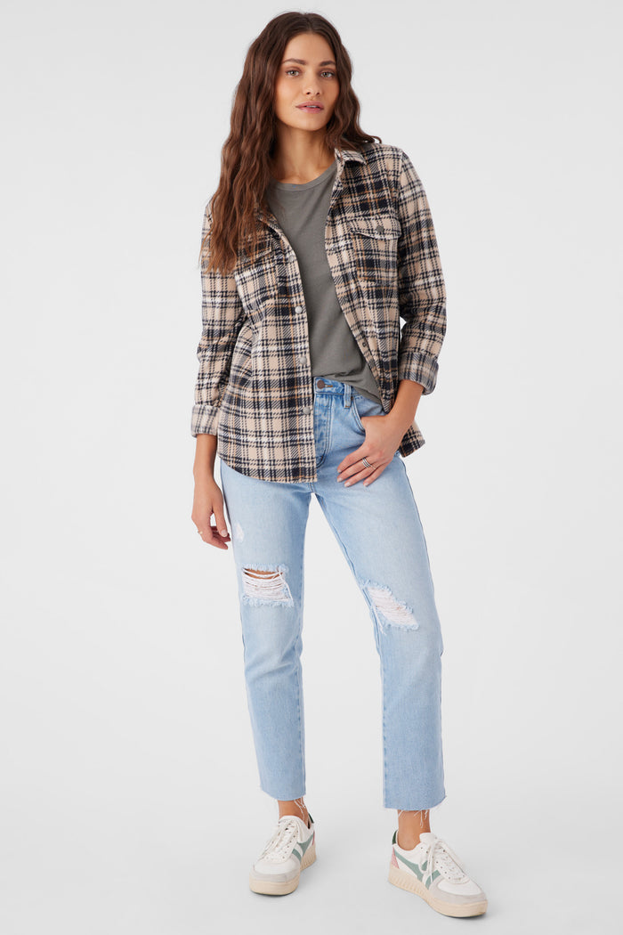 Zuma Superleece Flannel Shirt - Brown Sugar | O'Neill