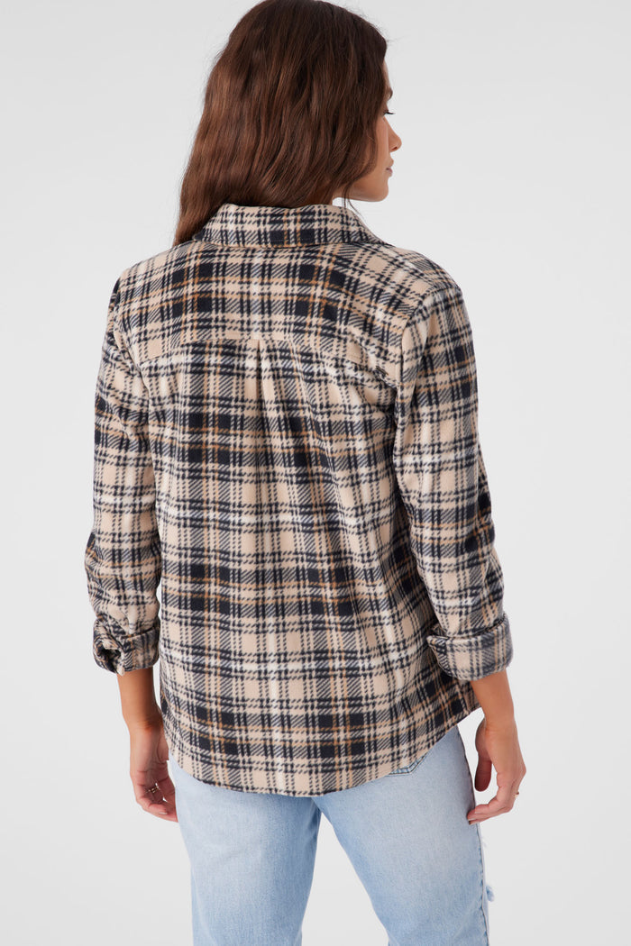Zuma Superleece Flannel Shirt - Brown Sugar | O'Neill