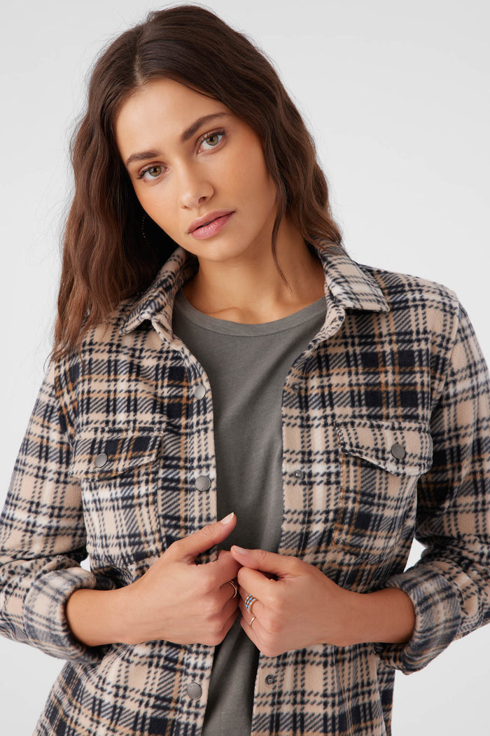 Zuma Superleece Flannel Shirt - Brown Sugar | O'Neill