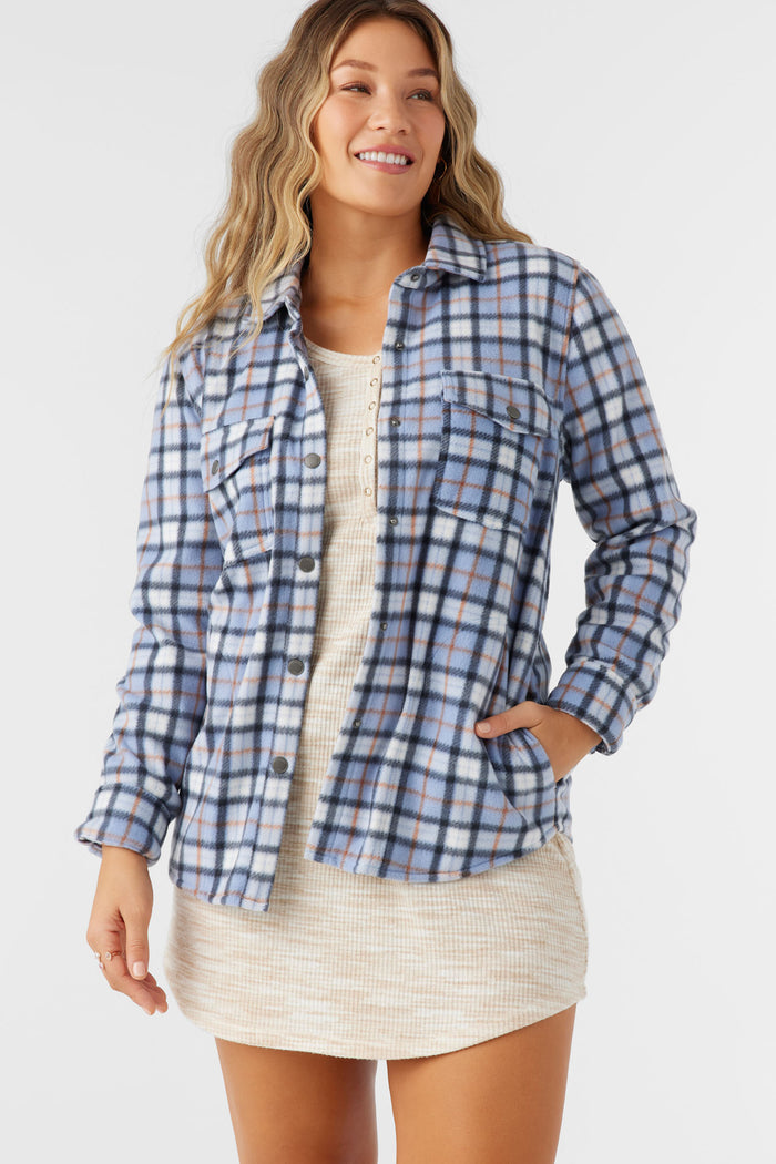 Zuma Superleece Flannel Shirt - Infinity | O'Neill