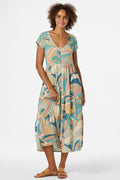 Zygrid Butterfly Midi Dress