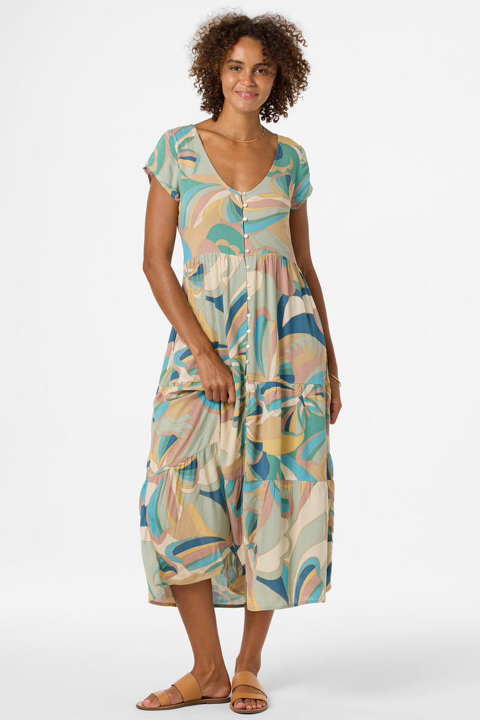 Zygrid Butterfly Midi Dress