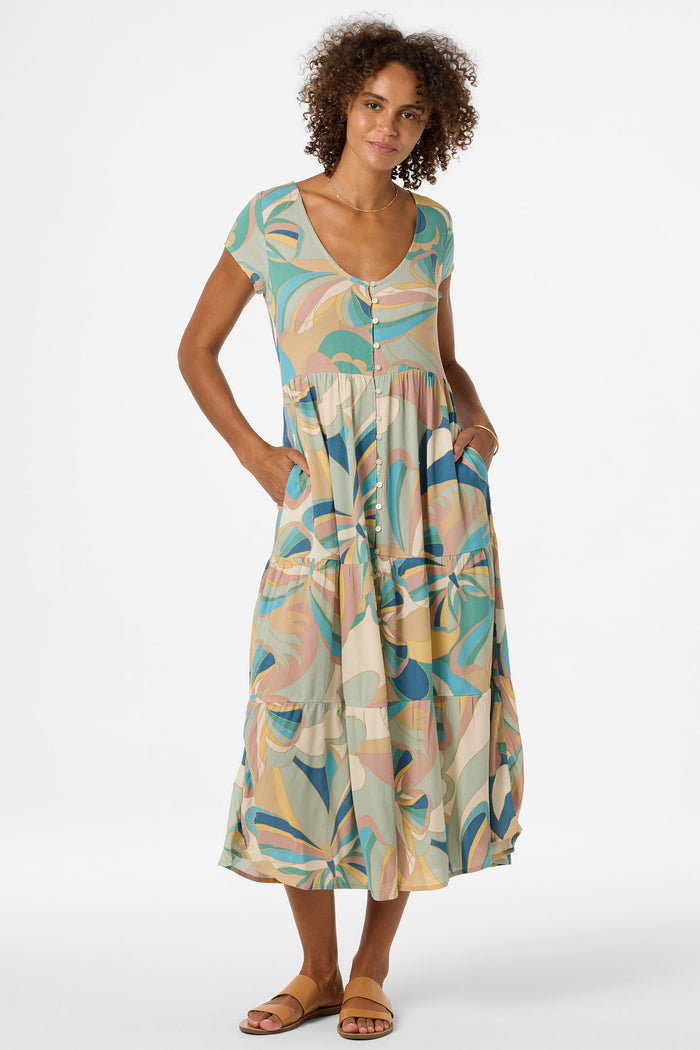 Zygrid Butterfly Midi Dress
