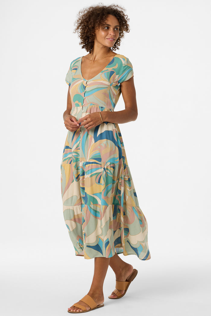 Zygrid Butterfly Midi Dress